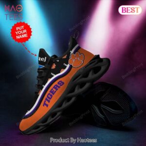 Clemson Tigers Custom Personalized NCAA Max Soul Shoes