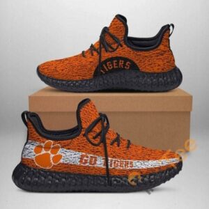Clemson Tigers Custom Shoes Personalized Name Yeezy Sneakers