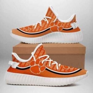 Clemson Tigers Custom Yeezy Boost Shoes Sport Sneakers