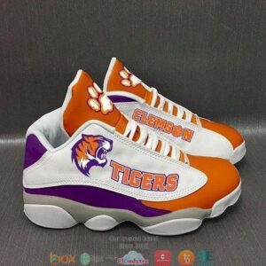 Clemson Tigers Football Ncaa Air Jordan 13 Sneaker Shoes
