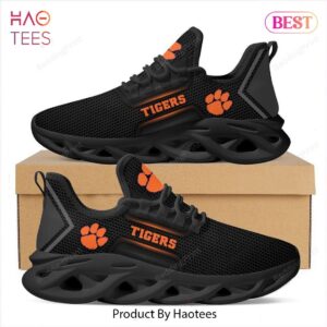 Clemson Tigers NCAA Hot Black Orange Max Soul Shoes