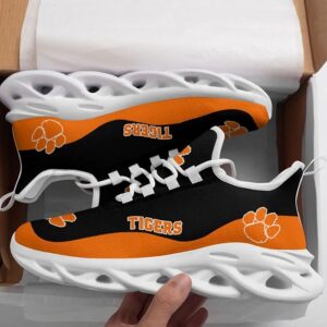 Clemson Tigers NCAA White Shoes Max Soul