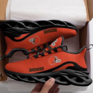 Cleveland Browns Black Max Soul Shoes