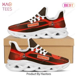 Cleveland Browns NFL Football Team Hot Color Max Soul Shoes