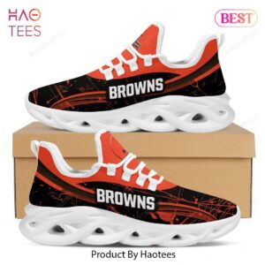 Cleveland Browns NFL Splash Colors Design Max Soul Shoes