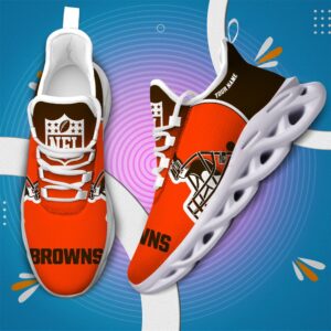 Cleveland Browns Personalized Custom Name Max Soul Shoes