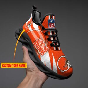 Cleveland Browns Personalized Max Soul Shoes