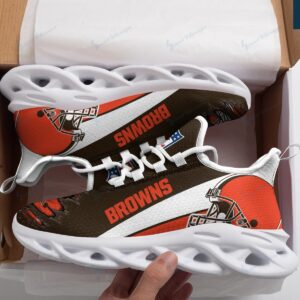 Cleveland Browns White Shoes Max Soul