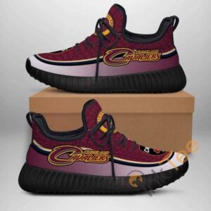 Cleveland Cavaliers Custom Shoes Personalized Name Yeezy Sneakers