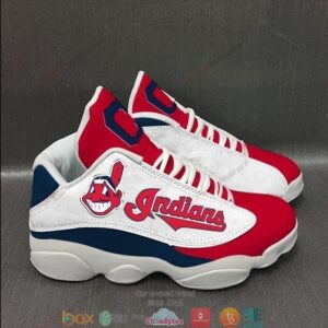 Cleveland Indians Mlb Air Jordan 13 Sneaker Shoes