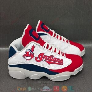 Cleveland Indians Mlb Teams Big Logo Gift Air Jordan 13 Sneaker Shoes