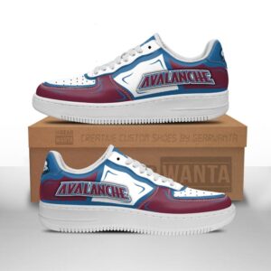 Colorado Avalanche Air Sneakers Custom NAF Shoes For Fan