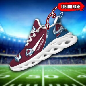 Colorado Avalanche Custom Name NHL New Max Soul Shoes