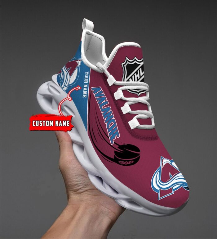 Colorado Avalanche Personalized NHL New Max Soul Shoes