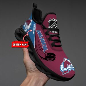 Colorado Avalanche Personalized NHL New Max Soul Shoes