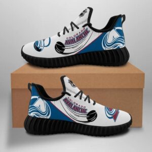 Colorado Avalanche Unisex Sneakers New Sneakers Hockey Custom Shoes Colorado Avalanche Yeezy Boost Yeezy Shoes