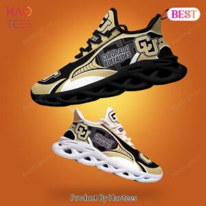 Colorado Buffaloes NCAA Hot Black Gold Max Soul Shoes