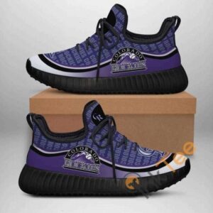 Colorado Rockies No 375 Custom Shoes Personalized Name Yeezy Sneakers