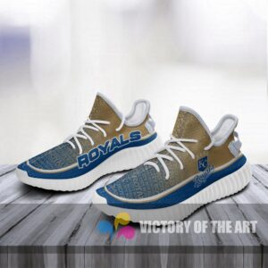 Colorful Line Words Kansas City Royals Yeezy Shoes