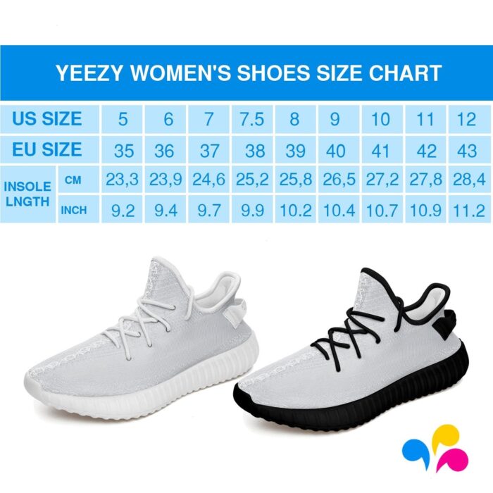 Colorful Line Words Miami Marlins Yeezy Shoes