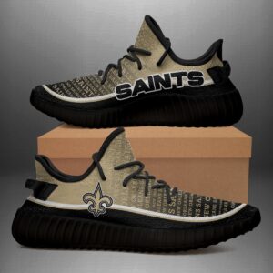 Colorful Line Words New Orleans Saints Yeezy Shoes