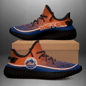 Colorful Line Words New York Mets Yeezy Shoes