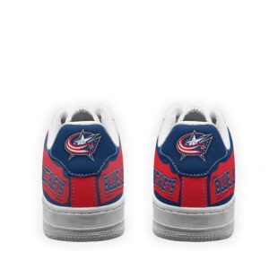 Columbus Blue Jackets Air Sneakers Custom NAF Shoes For Fan