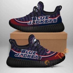 Columbus Blue Jackets Custom Shoes Personalized Name Yeezy Sneakers