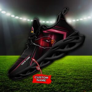 Custom Name Arizona Cardinals Personalized Max Soul Shoes Ver 2