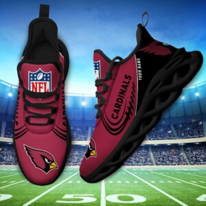 Custom Name Arizona Cardinals Personalized Max Soul Shoes for Fan