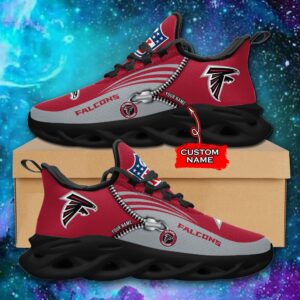 Custom Name Atlanta Falcons Personalized Max Soul Shoes 75