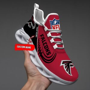 Custom Name Atlanta Falcons Personalized Max Soul Shoes 81