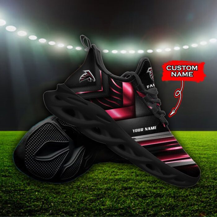 Custom Name Atlanta Falcons Personalized Max Soul Shoes 86