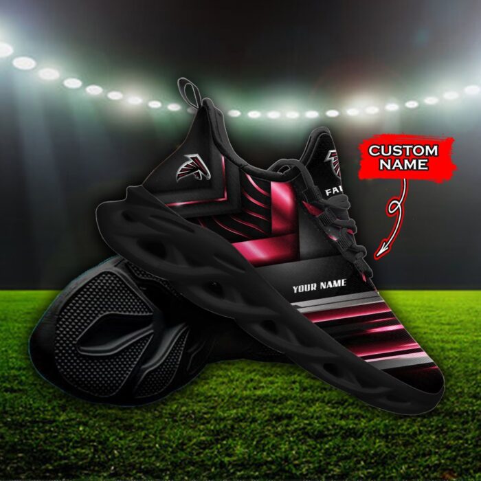 Custom Name Atlanta Falcons Personalized Max Soul Shoes 86