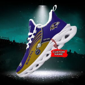 Custom Name Baltimore Ravens Personalized Max Soul Shoes 75