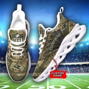 Custom Name Baltimore Ravens Personalized Max Soul Shoes 79
