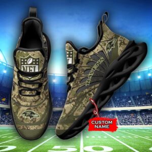 Custom Name Baltimore Ravens Personalized Max Soul Shoes 79