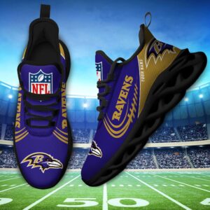 Custom Name Baltimore Ravens Personalized Max Soul Shoes 81