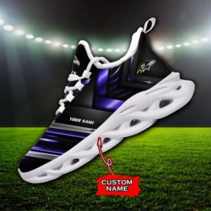 Custom Name Baltimore Ravens Personalized Max Soul Shoes 86