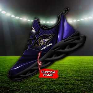 Custom Name Baltimore Ravens Personalized Max Soul Shoes 89