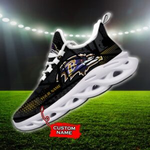 Custom Name Baltimore Ravens Personalized Max Soul Shoes 92