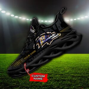 Custom Name Baltimore Ravens Personalized Max Soul Shoes 92