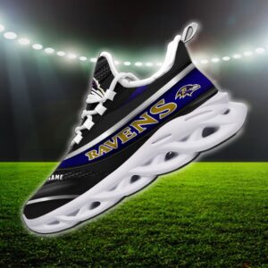 Custom Name Baltimore Ravens Personalized Max Soul Shoes 94