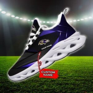 Custom Name Baltimore Ravens Personalized Max Soul Shoes C15 CH1