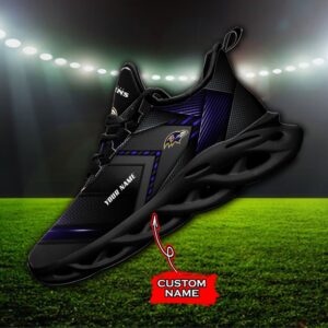 Custom Name Baltimore Ravens Personalized Max Soul Shoes Fan Gift