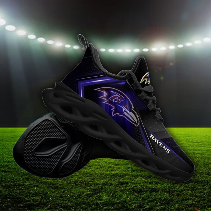 Custom Name Baltimore Ravens Personalized Max Soul Shoes Ver 2