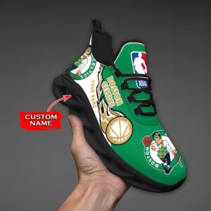 Custom Name Boston Celtics Personalized Max Soul Shoes 100 M12