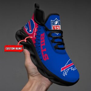 Custom Name Buffalo Bills Max Soul Shoes
