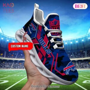 Custom Name Buffalo Bills NFL Max Soul Shoes