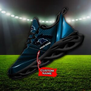 Custom Name Carolina Panthers Personalized Max Soul Shoes